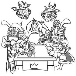 Dessin à colorier: Clash Royale (Jeux Vidéos) #200944 - Coloriages à Imprimer Gratuits