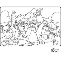 Dessin à colorier: Club Penguin (Jeux Vidéos) #204949 - Coloriages à Imprimer Gratuits