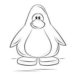 Dessin à colorier: Club Penguin (Jeux Vidéos) #204951 - Coloriages à Imprimer Gratuits