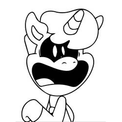 Dessin à colorier: CraftyCorn (Jeux Vidéos) #215424 - Coloriages à Imprimer Gratuits