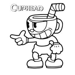 Dessin à colorier: Cuphead (Jeux Vidéos) #185095 - Coloriages à Imprimer Gratuits