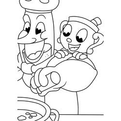 Dessin à colorier: Cuphead (Jeux Vidéos) #185101 - Coloriages à Imprimer Gratuits