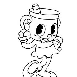Dessin à colorier: Cuphead (Jeux Vidéos) #185115 - Coloriages à Imprimer Gratuits