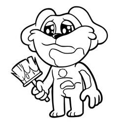 Dessin à colorier: Dogday (Jeux Vidéos) #215354 - Coloriages à Imprimer Gratuits