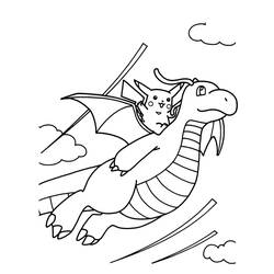 Dessin à colorier: Dracolosse (Jeux Vidéos) #181597 - Coloriages à Imprimer Gratuits