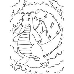 Dessin à colorier: Dracolosse (Jeux Vidéos) #181601 - Coloriages à Imprimer Gratuits