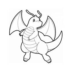 Dessin à colorier: Dracolosse (Jeux Vidéos) #181603 - Coloriages à Imprimer Gratuits