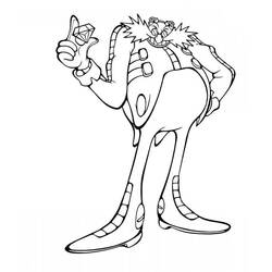 Coloriage Eggman (Docteur Ivo Robotnik) (Jeux Vidéos) #187993 à imprimer et colorier