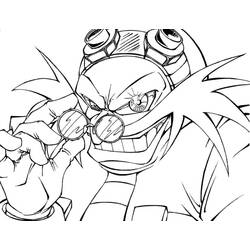 Coloriage Eggman (Docteur Ivo Robotnik) (Jeux Vidéos) #187996 à imprimer et colorier