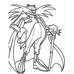 Coloriage Eggman (Docteur Ivo Robotnik) (Jeux Vidéos) #187997 à imprimer et colorier