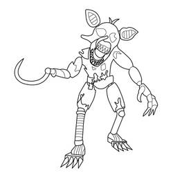 Dessin à colorier: Five Nights at Freddy’s (FNAF) (Jeux Vidéos) #199584 - Coloriages à Imprimer Gratuits