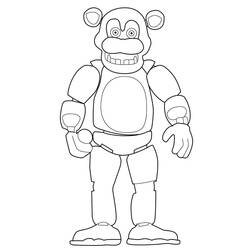 Coloriage Five Nights at Freddy’s (FNAF) (Jeux Vidéos) #199592 à imprimer et colorier