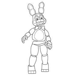 Dessin à colorier: Five Nights at Freddy’s (FNAF) (Jeux Vidéos) #199595 - Coloriages à Imprimer Gratuits