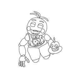 Dessin à colorier: Five Nights at Freddy’s (FNAF) (Jeux Vidéos) #199605 - Coloriages à Imprimer Gratuits