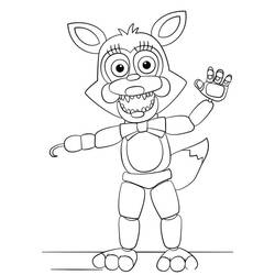 Coloriage Five Nights at Freddy’s (FNAF) (Jeux Vidéos) #199612 à imprimer et colorier
