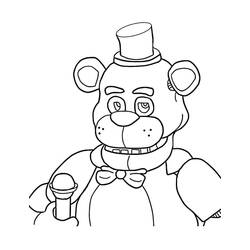 Dessin à colorier: Five Nights at Freddy’s (FNAF) (Jeux Vidéos) #199613 - Coloriages à Imprimer Gratuits