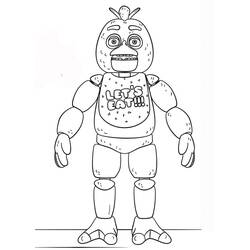 Dessin à colorier: Five Nights at Freddy’s (FNAF) (Jeux Vidéos) #199618 - Coloriages à Imprimer Gratuits