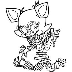Dessin à colorier: Five Nights at Freddy’s (FNAF) (Jeux Vidéos) #199626 - Coloriages à Imprimer Gratuits