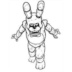 Dessin à colorier: Five Nights at Freddy’s (FNAF) (Jeux Vidéos) #199651 - Coloriages à Imprimer Gratuits