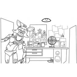 Dessin à colorier: Five Nights at Freddy’s (FNAF) (Jeux Vidéos) #199653 - Coloriages à Imprimer Gratuits