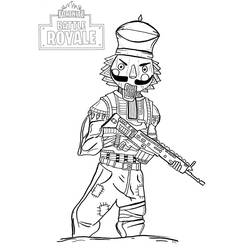 Coloriage Fortnite (Jeux Vidéos) #173603 à imprimer et colorier