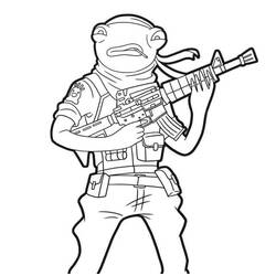 Coloriage Fortnite (Jeux Vidéos) #173638 à imprimer et colorier