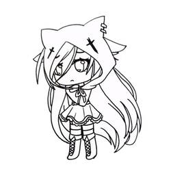 Coloriage Gacha Life (Jeux Vidéos) #174498 à imprimer et colorier