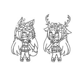 Coloriage Gacha Life (Jeux Vidéos) #174501 à imprimer et colorier