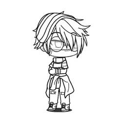 Coloriage Gacha Life (Jeux Vidéos) #174510 à imprimer et colorier