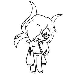 Coloriage Gacha Life (Jeux Vidéos) #174514 à imprimer et colorier