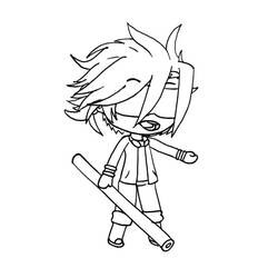 Coloriage Gacha Life (Jeux Vidéos) #174515 à imprimer et colorier