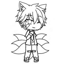 Coloriage Gacha Life (Jeux Vidéos) #174518 à imprimer et colorier