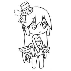 Coloriage Gacha Life (Jeux Vidéos) #174525 à imprimer et colorier