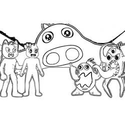 Dessin à colorier: Garten of Banban (Jardin de Banban) (Jeux Vidéos) #189200 - Coloriages à Imprimer Gratuits