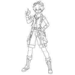 Dessin à colorier: Genshin Impact (Jeux Vidéos) #211661 - Coloriages à Imprimer Gratuits