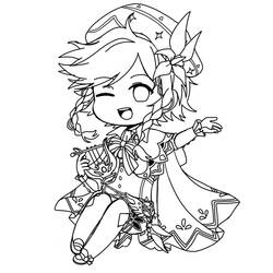 Dessin à colorier: Genshin Impact (Jeux Vidéos) #211663 - Coloriages à Imprimer Gratuits