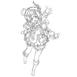 Dessin à colorier: Genshin Impact (Jeux Vidéos) #211689 - Coloriages à Imprimer Gratuits