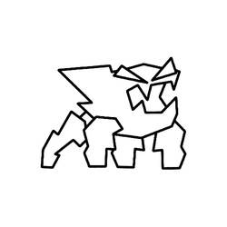 Coloriage Geometry Dash (Jeux Vidéos) #221077 à imprimer et colorier