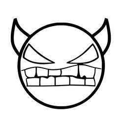 Coloriage Geometry Dash (Jeux Vidéos) #221082 à imprimer et colorier