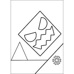 Coloriage Geometry Dash (Jeux Vidéos) #221092, dessin gratuit prêt à imprimer
