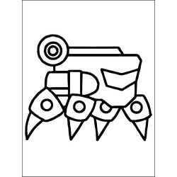 Illustration au trait Geometry Dash (Jeux Vidéos) #221099 prête à colorier