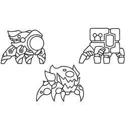 Coloriage Geometry Dash (Jeux Vidéos) #221102, dessin gratuit prêt à imprimer