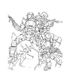 Dessin à colorier: Halo (Jeux Vidéos) #200125 - Coloriages à Imprimer Gratuits