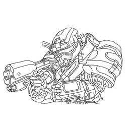 Dessin à colorier: Halo (Jeux Vidéos) #200146 - Coloriages à Imprimer Gratuits