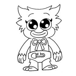 Dessin à colorier: Huggy Wuggy (Jeux Vidéos) #206853 - Coloriages à Imprimer Gratuits