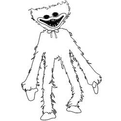 Dessin à colorier: Huggy Wuggy (Jeux Vidéos) #206854 - Coloriages à Imprimer Gratuits