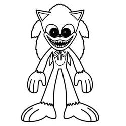 Dessin à colorier: Huggy Wuggy (Jeux Vidéos) #206869 - Coloriages à Imprimer Gratuits