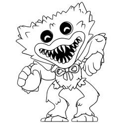 Dessin à colorier: Huggy Wuggy (Jeux Vidéos) #206875 - Coloriages à Imprimer Gratuits