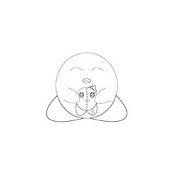 Coloriage Kirby (Jeux Vidéos) #172644 à imprimer et colorier