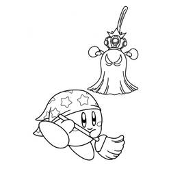 Coloriage Kirby (Jeux Vidéos) #177653 à imprimer et colorier